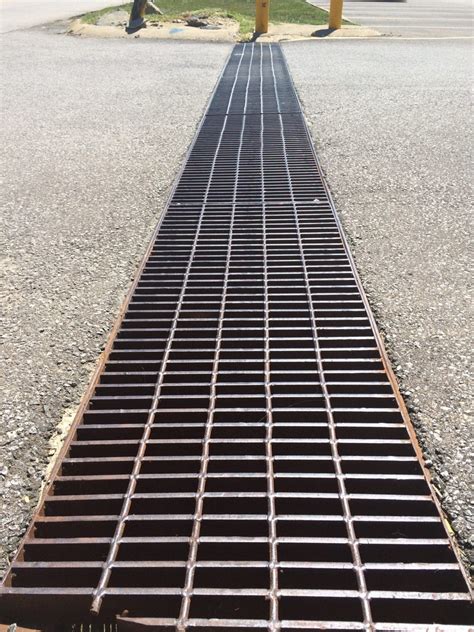 12x1x36 Galvanized Steel Trench Grate 8000 Lbs Load Capacity