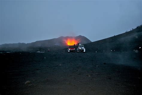 Volcanic Eruption In Iceland Night Jon Einarsson Gustafsson