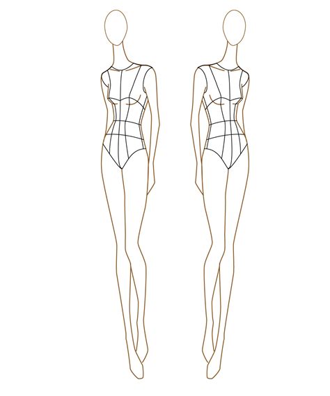 8 Best Images Of Printable Clothing Design Templates Fashion Sketch