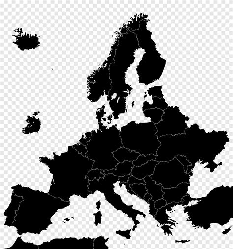 Black And White Europe Map Clip Art Vector Images Illustrations Images