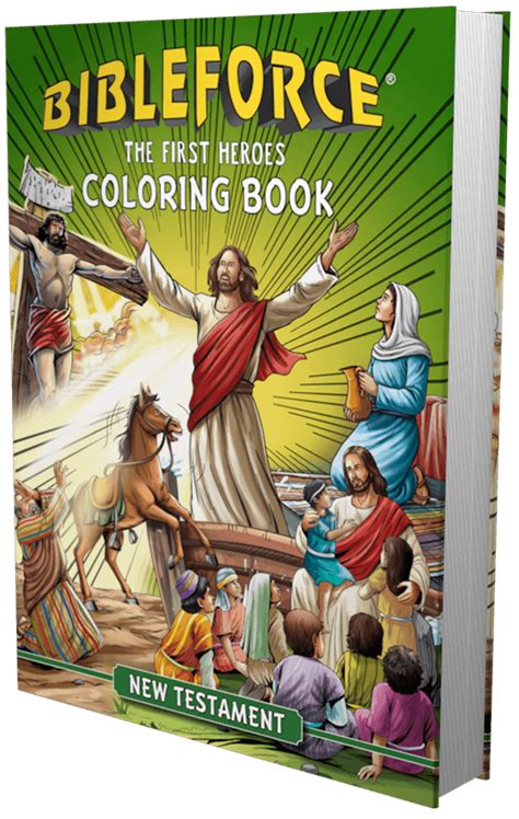 Bibleforce® Bible Heroes New Testament Coloring Book