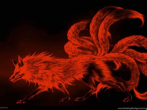 Nine Tails Demon Fox Wallpapers Wallpaper Cave