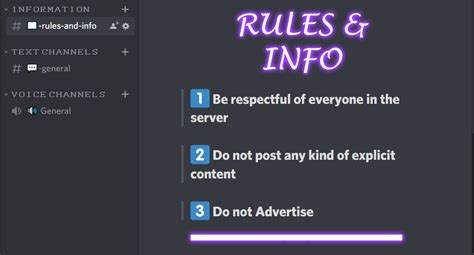 Discord Rules Template Aesthetic
