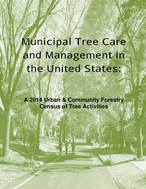 Pdf Municipal Tree Care And Management In The United States A 2014
