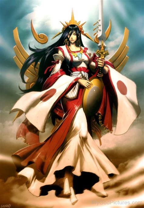 Amaterasu With Her Sword