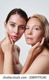 Two Nude Naked Tender Women Bonding Stock Photo 2089979140 Shutterstock