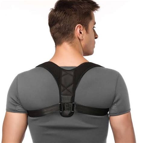 Alg Adjustable Posture Corrector Back Support Strap Brace Shoulder