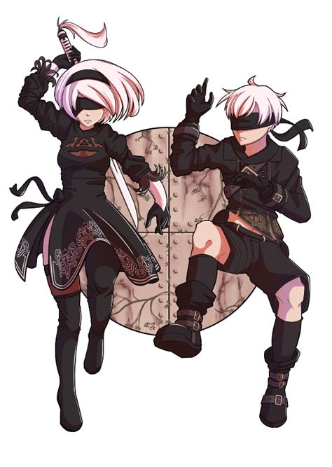 2b9s By Calponpon On Deviantart I Robot Nier Automata Playing Video