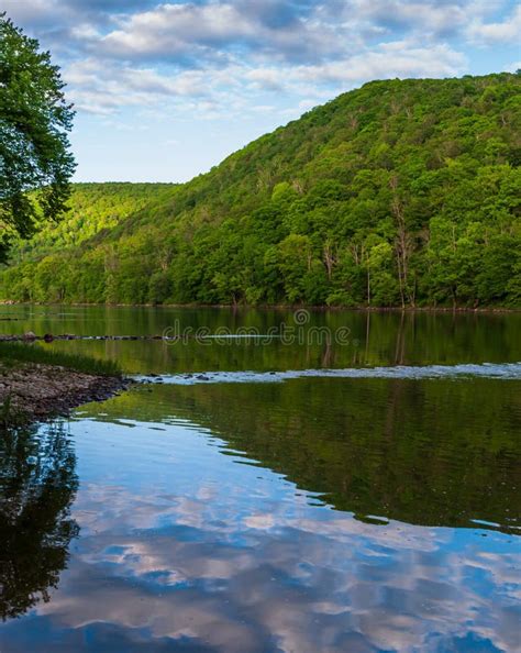 The Allegheny River Valley In Althom Pennsylvania Usa Stock Image