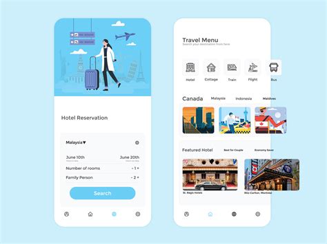 Travel App Ui On Behance