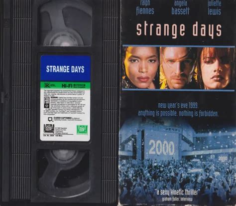 Strange Days Vhs 1996 Juliette Lewis Angela Bassett Ralph Fiennes 1599 Picclick