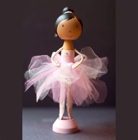 Custom Handmade Clothespin Doll Cake Topper 4500 Via Etsy Wood