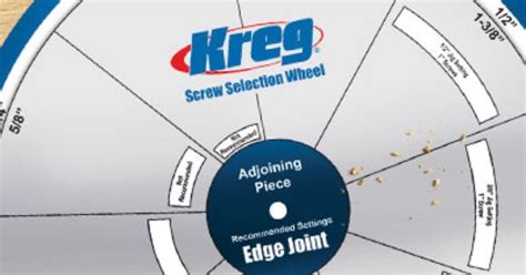 Kreg Tool Screw Selector Wheel Diy Pinterest Kreg Jig