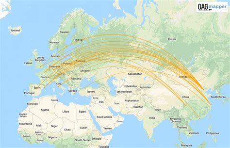 China Airlines Route Map Europe Gambaran