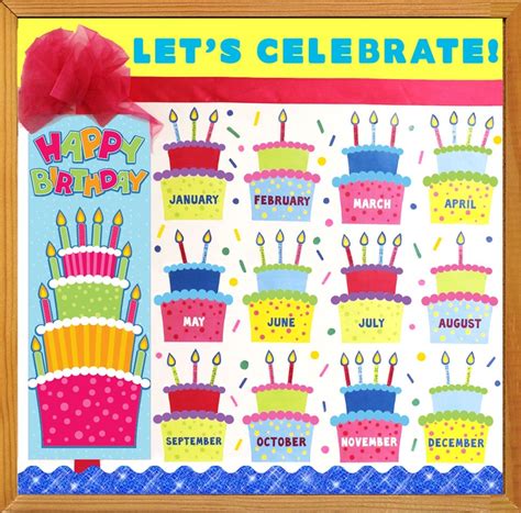 Make A Birthday Bulletin Board To Celebrate All Of Your Students
