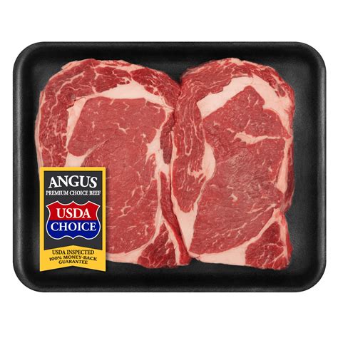 Beef Choice Angus Ribeye Steak 15 26 Lb