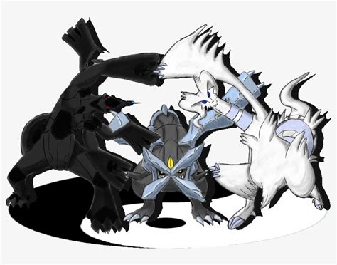 Zekrom And Reshiram And Kyurem Fused Transparent Png X Free Download On Nicepng