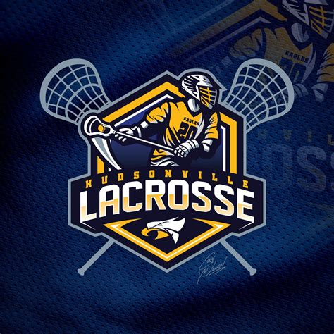 Hudsonville Lacrosse Lacrosse Team Lacrosse Logo Design