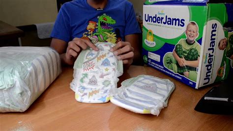 Pampers Underjams Bedtime Underwear Lxl For Boys Package Opening