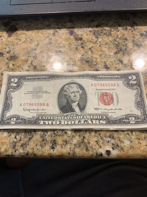 Has Anyone Ever Seen A 2 Dollar Bill With Red Ink Rreallifeshinies