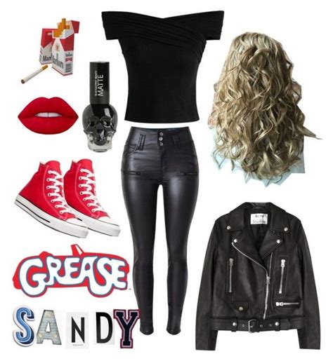 Modern Day Grease Sandy By Pandapici Liked On Polyvore Featuring
