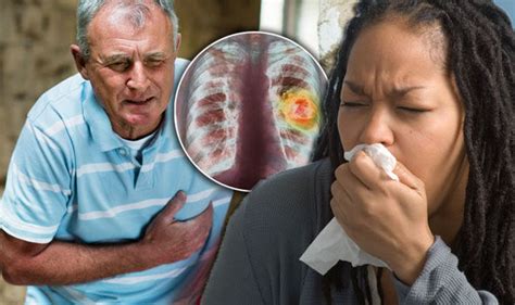 Lung Cancer Symptoms Signs Include Chest Pain And Coughing Blood