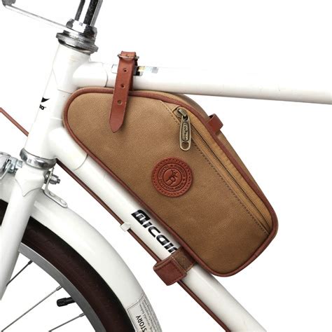Tourbon Bike Frame Tube Bag Bicycle Saddle Pouch Seat Tail Carrier