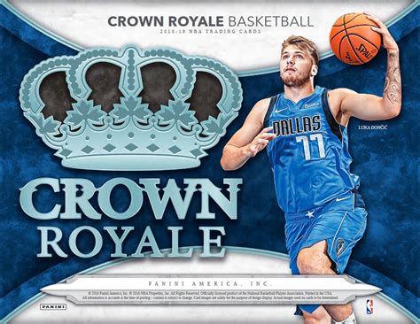 PANINI CROWN ROYALE BASKETBALL HOBBY BOX Breakaway Sports Cards