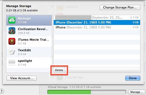 In this part, we would like to guide you how to delete icloud date from computer windows. Manage & Delete iCloud Storage and Backups from Mac OS X