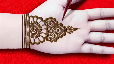 Easy Front Hand Arabic Mehndi Design 2021 Stylish Mehndi For Wedding
