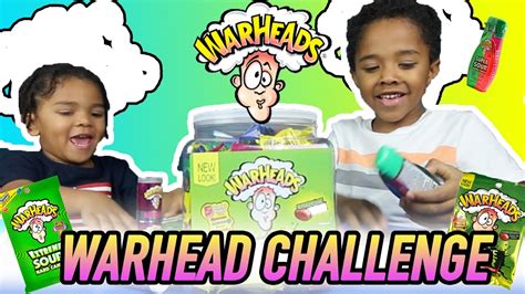Extreme Warheads Challenge Sour Candy Challenge Kidstoytube Youtube