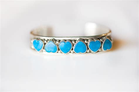 May 2020 Home Turquoise Heart Bracelet Stack Gemstones