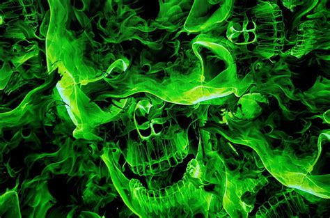Details More Than 79 Green Skull Wallpaper Super Hot Incdgdbentre
