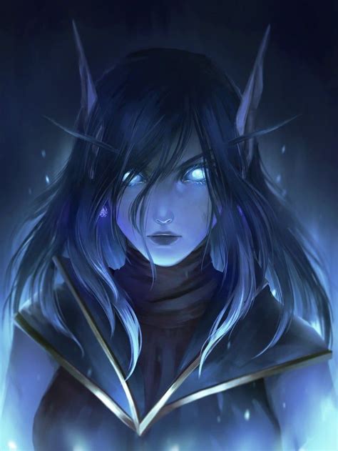 Void Elf Commission I Did For Andravisia Wow Warcraft Art World