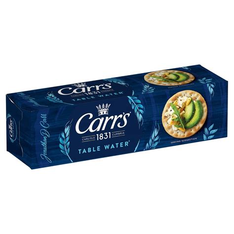 Carr S Table Water Crackers G Bb Foodservice
