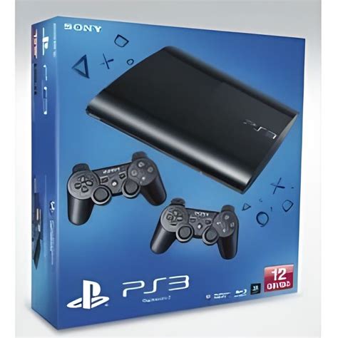 Pack Console Playstation 3 12go Noire Deuxiéme M Cdiscount Jeux Vidéo