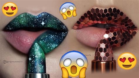 Amazing Lipstick Tutorial Compilation 2017 👄👄 Most Satisfying Video Lip