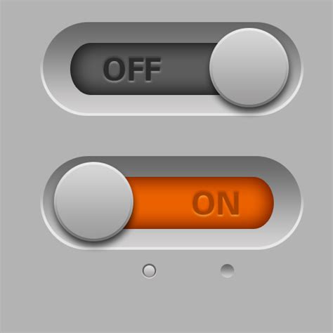 Switch Button Psd Free Vector Graphic Download
