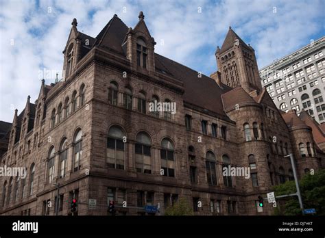 Allegheny County Courthouse Pittsburgh Pennsylvania Usa Stock Photo