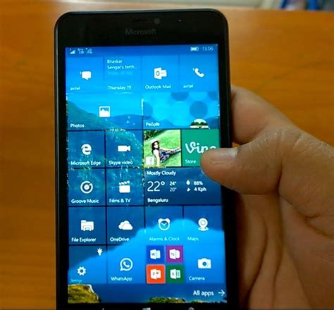 Windows 10 Mobile Build 1058611 On Lumia 640 Xl And Lumia 525 Hands On