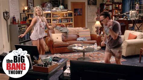 Leonard And Penny Dance In Their Underwear The Big Bang Theory Youtube