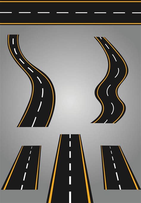Estradas E Estradas Altas Curvas De Estrada Desenho Geométrico