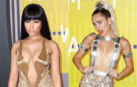 Nicki Minaj Calls Miley Cyrus That Bch At The Mtv Video Music Awards Bollywood News