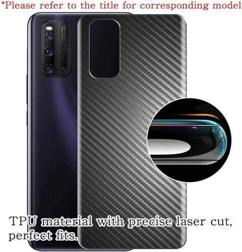 buy puccy 2 pack back protector film compatible with cowon plenue m2 black carbon tpu guard