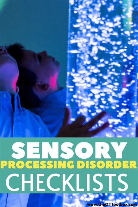 Sensory Processing Disorder Checklist The Ot Toolbox 2022