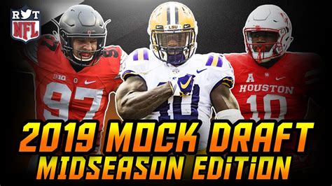 2019 Nfl Mock Draft Midseason Edition Youtube