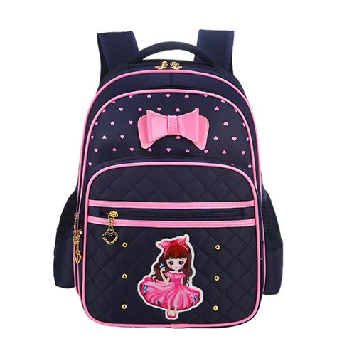 New School Bags For Girls Nylon Waterproof Backpack Cute Cartoon