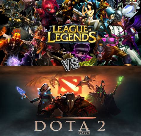 League Of Legends Vs Dota2 ~ Zonafree2play
