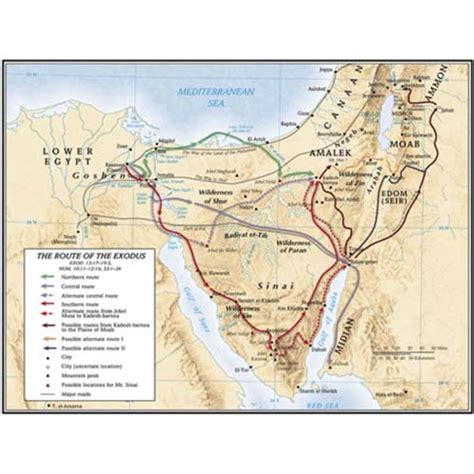 The Route Of The Exodus