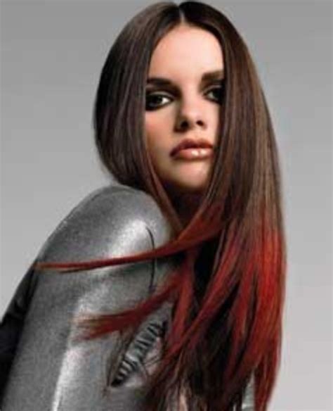 Red Dip Dye Hair Red Hair Tips Dip Dye Hair Dipped Hair
